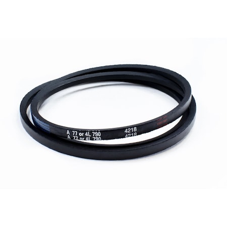 D&D A77/4L790 Classical V-Belt, 79 in Outside Length, 1/2 in Top Width, 1 Ribs A77/4L790
